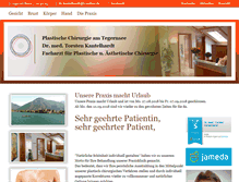 Tablet Screenshot of plastische-chirurgie-am-tegernsee.de